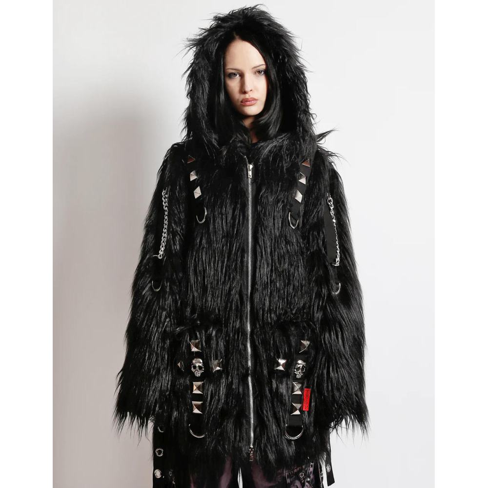 Tripp NYC - Furtastic Super Coat Jacket - Black